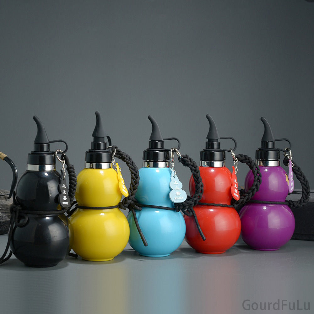 New explosive black myth Taiji gourd insulation cup, outdoor creative sports kettle, large-capacity portable water cups