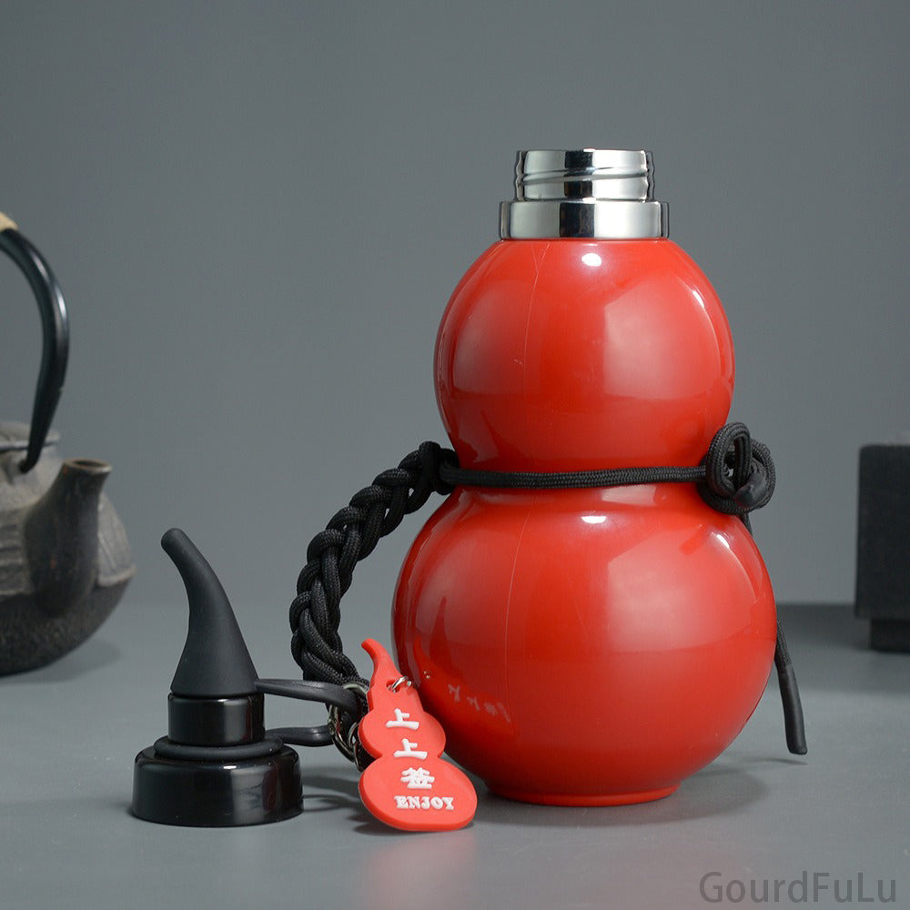 New explosive black myth Taiji gourd insulation cup, outdoor creative sports kettle, large-capacity portable water cups