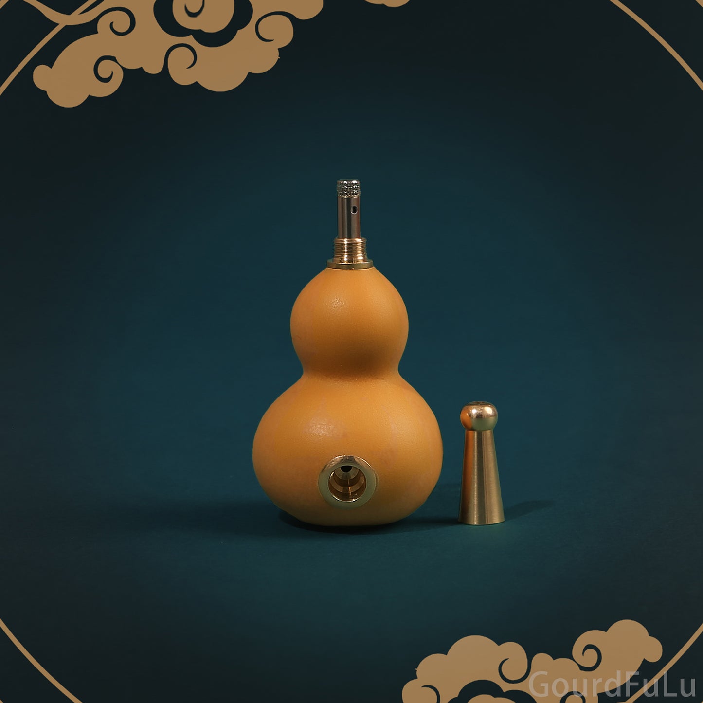 Handcrafted Traditional Chinese Gourd Pipe - Unique Smoking Experience with Authentic Design - Perfect Gift for Smoking Enthusiasts and Collectors