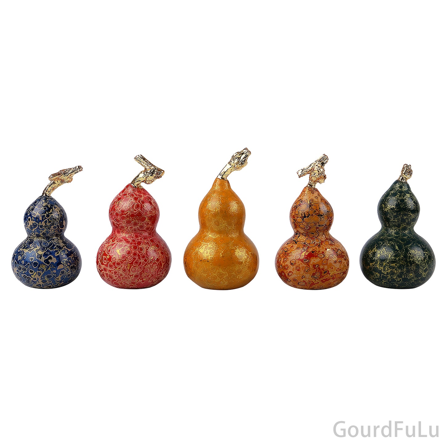 Handcrafted Chinese Traditional Lacquer Gourd - Made Using Ancient Techniques of Intangible Cultural Heritage - Unique Decor Piece