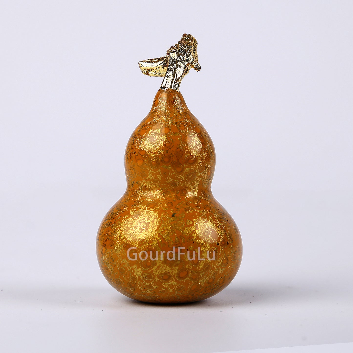 Handcrafted Chinese Traditional Lacquer Gourd - Made Using Ancient Techniques of Intangible Cultural Heritage - Unique Decor Piece