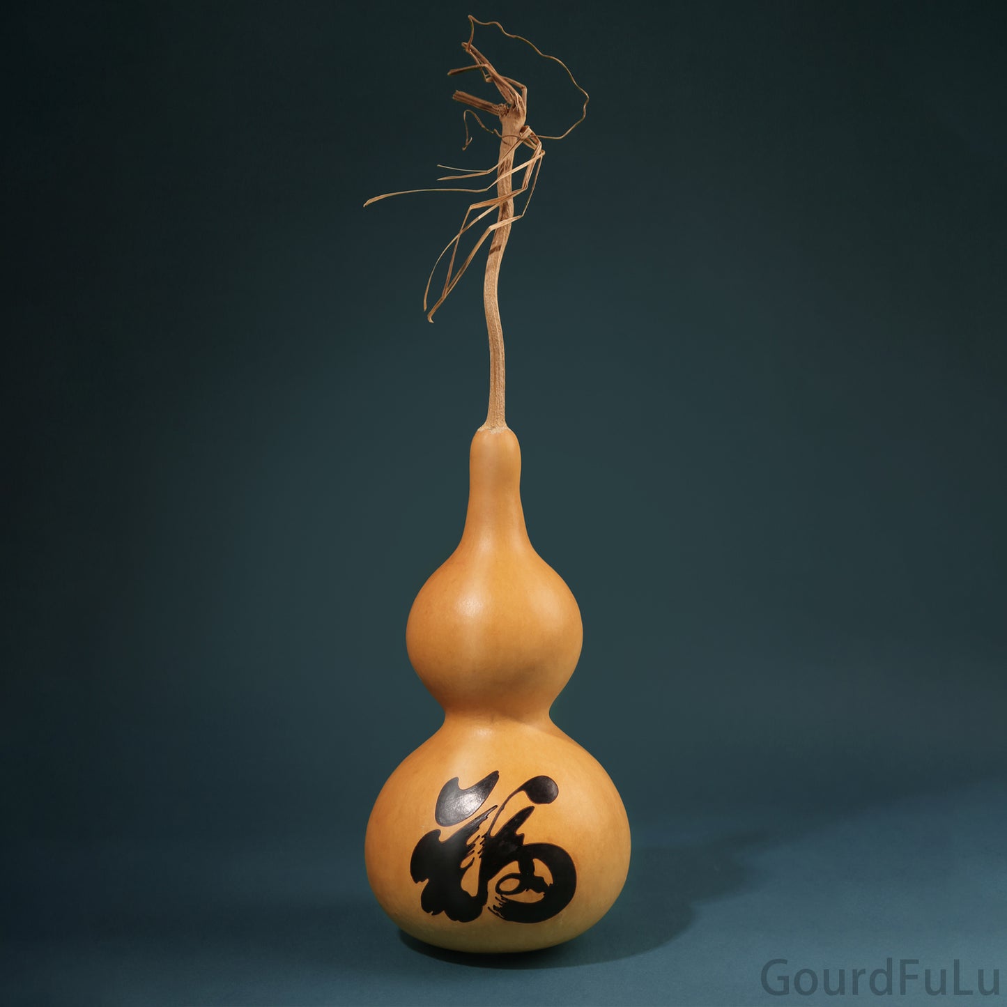 Feng Shui Lotus Gourd Ornament with Prosperity Symbol - Bring Good Luck and Fortune to Your Home with this Beautiful Decor Piece