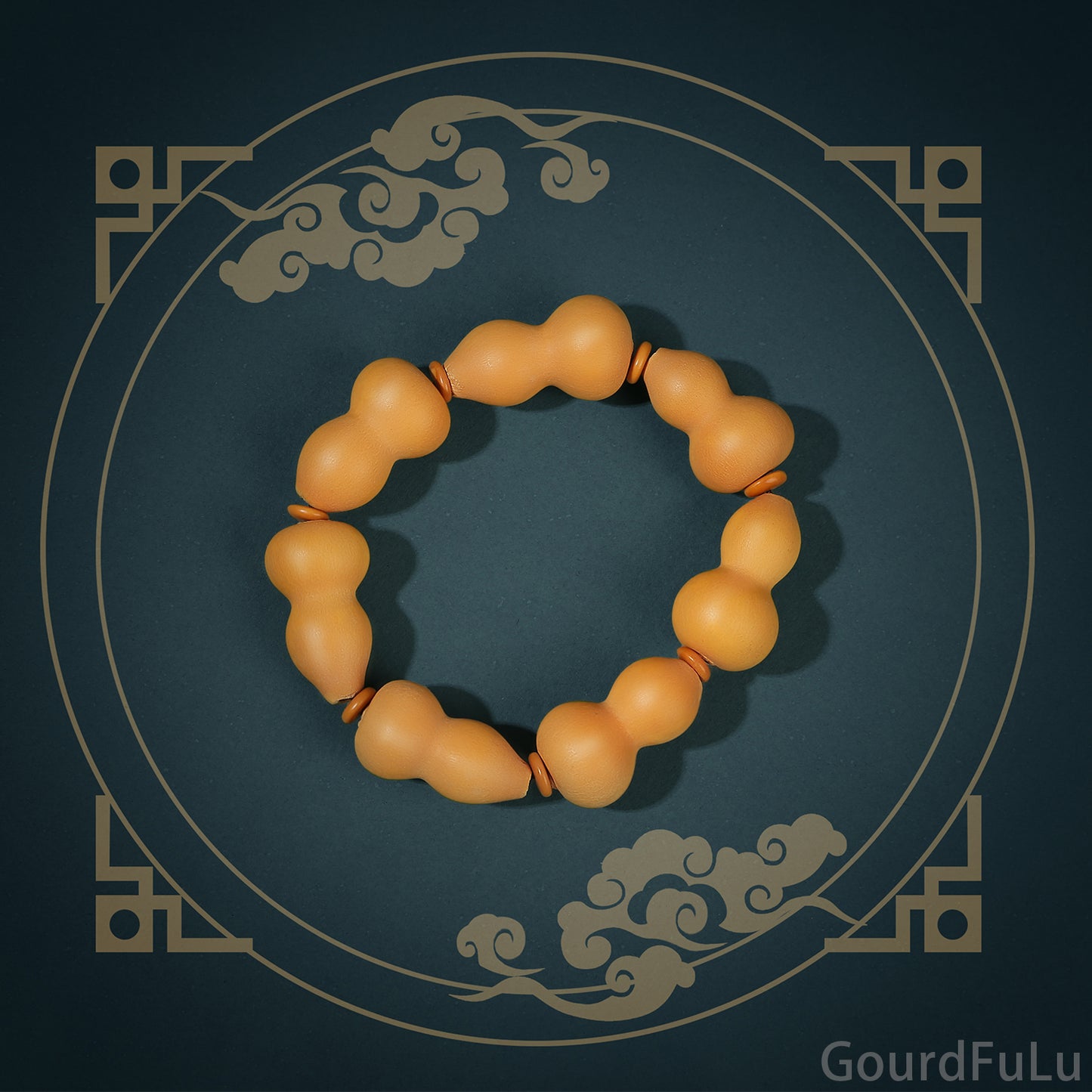 Handcrafted Chinese Style Gourd Bracelet - Natural and Unique Jewelry Piece with Traditional Chinese Influence