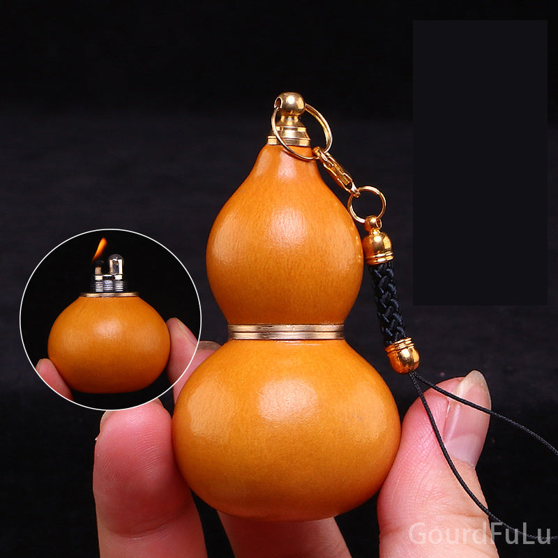 Exquisite Chinese Style Gourd Lighter - Unique and Stylish Traditional Design, Perfect for Lighting Candles and Incense Sticks