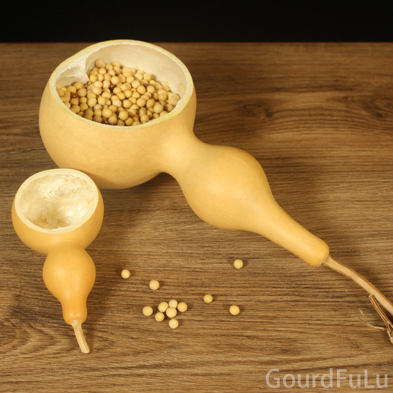 Gourd Ladle Scoop Ladle Face Ladle Natural Eco-friendly Spoon Fruit Plate Storage Gourd Kitchen Utensils