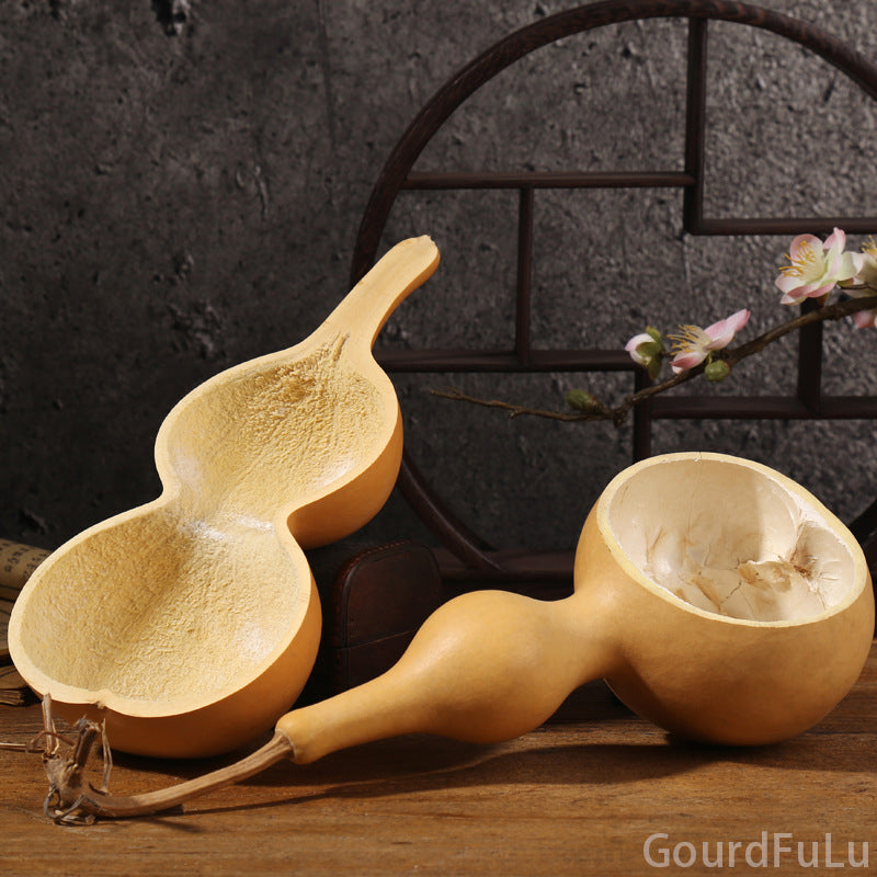 Gourd Ladle Scoop Ladle Face Ladle Natural Eco-friendly Spoon Fruit Plate Storage Gourd Kitchen Utensils