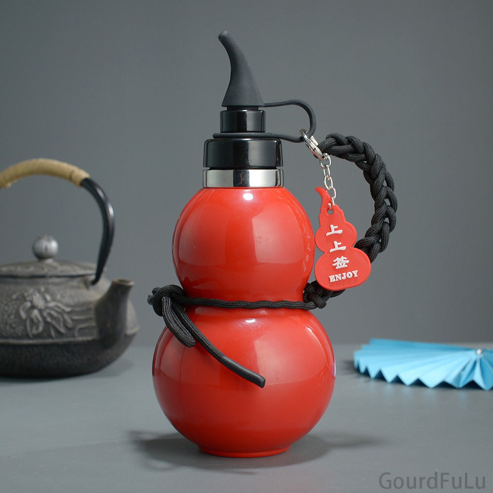 New explosive black myth Taiji gourd insulation cup, outdoor creative sports kettle, large-capacity portable water cups