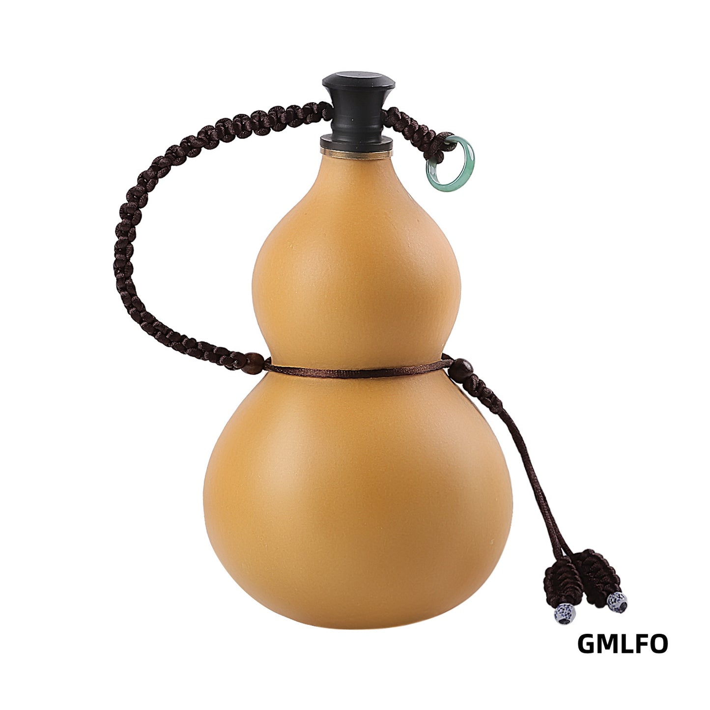 GMLFO Natural wine gourd open wine gourd filled with wine half a catty a catty beeswax seepage-proof kettle home furnishings carry-on